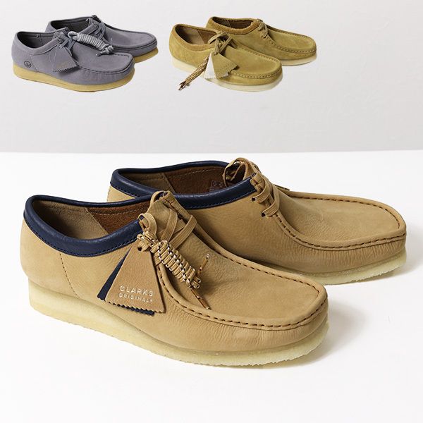 Clarks クラークス ワラビー ラウンド カジュアルシューズ 本革