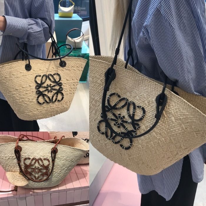 LOEWE】アナグラム バスケットバッグ ミディアムサイズ (LOEWE/かご