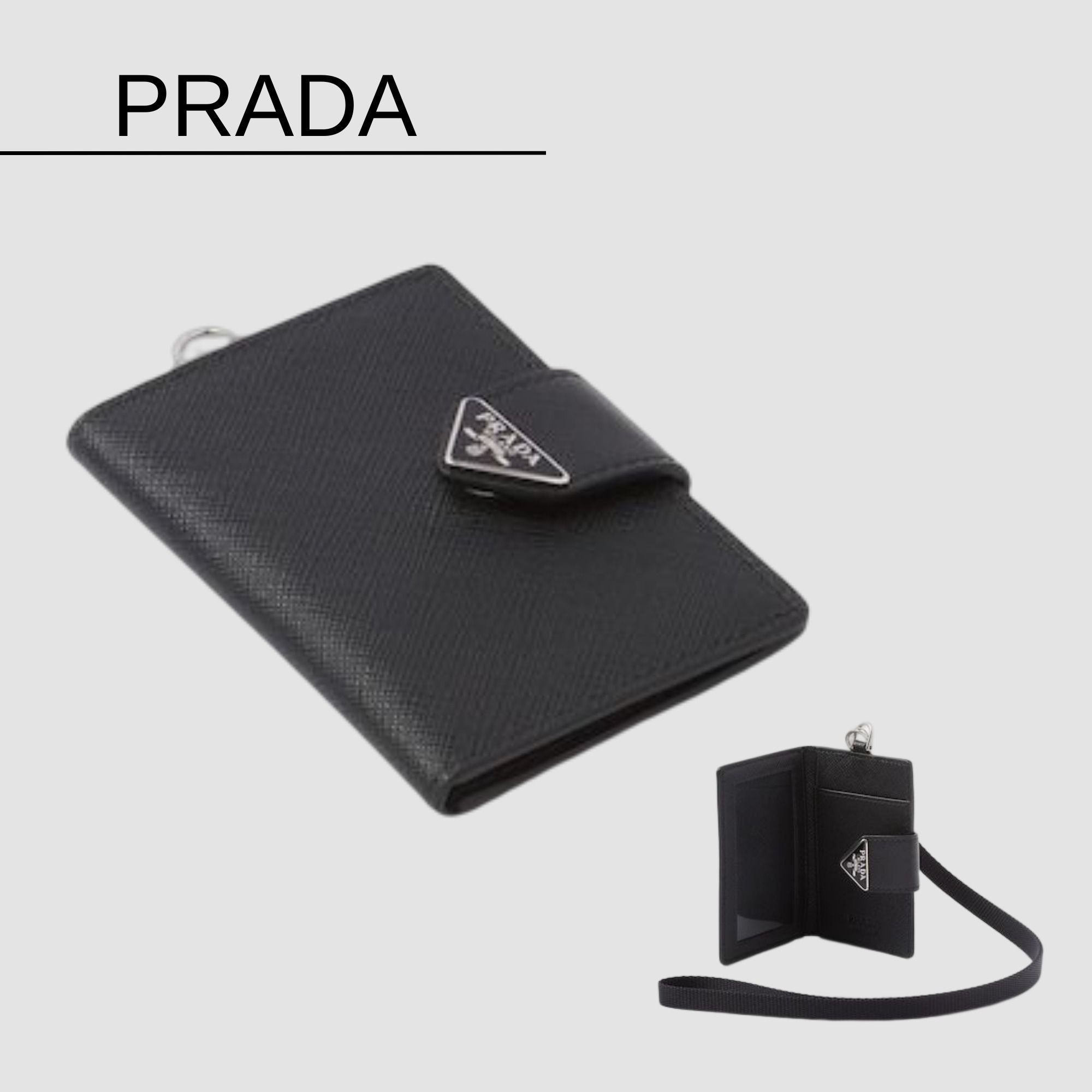 PRADA】プラダ サフィアーノレザー カードケース (PRADA/カードケース