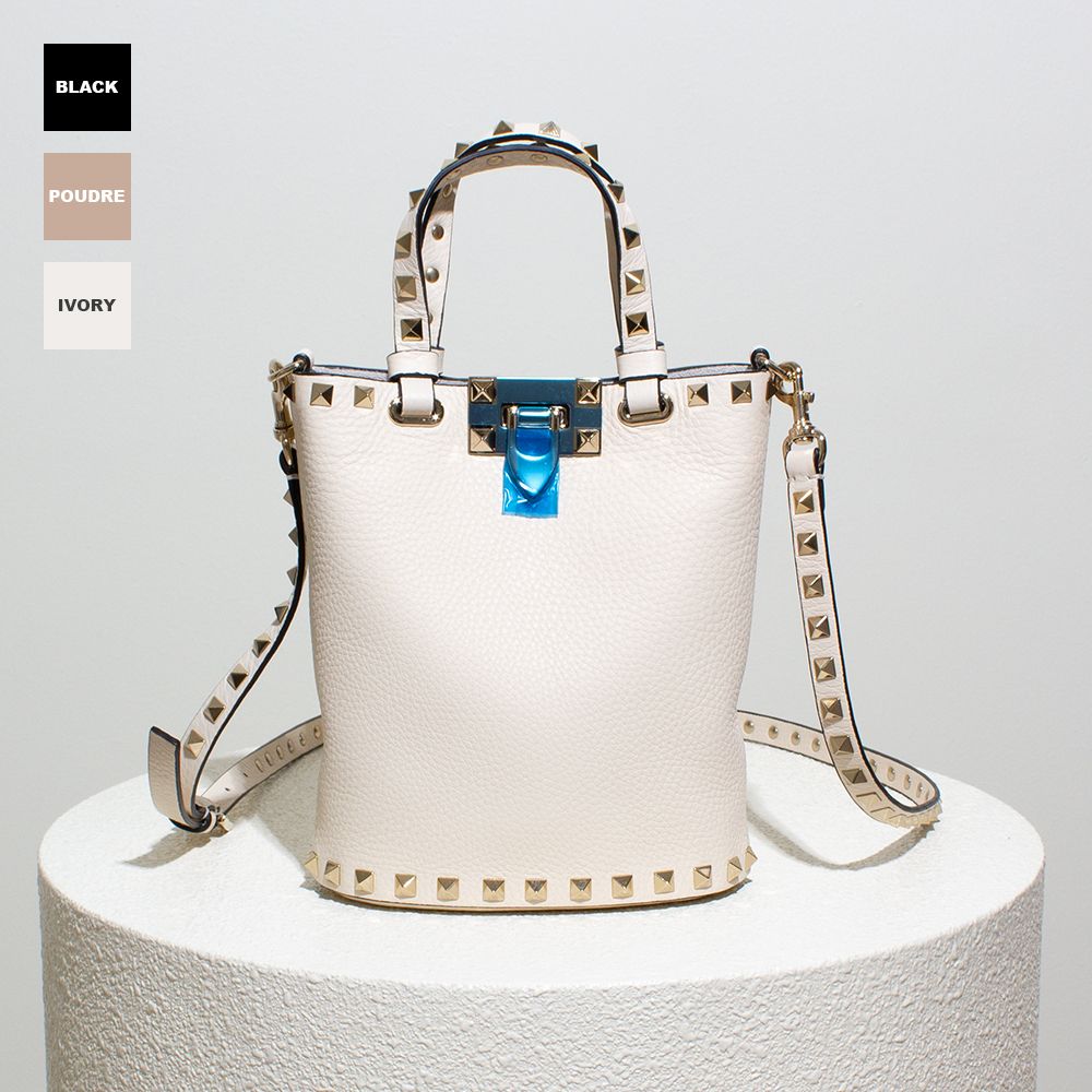 ☆VALENTINO ROCKSTUD HAND BAG ポシェット ハンドバッグ (VALENTINO