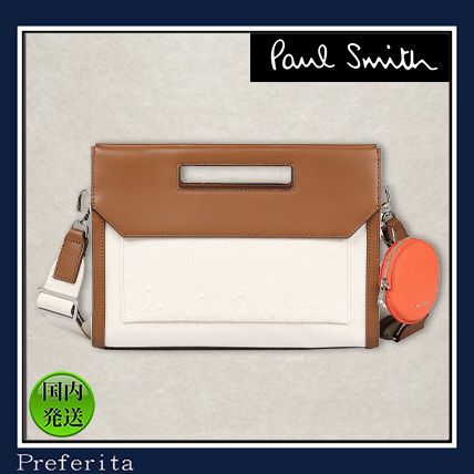 Paul Smith】セミショルダーバッグ 2WAY キャンバスボクシー (Paul