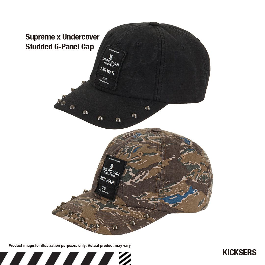 Supreme Undercover アンダーカバースタッズ6パネルキャップ (Supreme