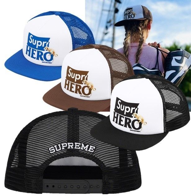 Supreme ANTIHERO メッシュバック 5パネル キャップ SS22 WEEK17