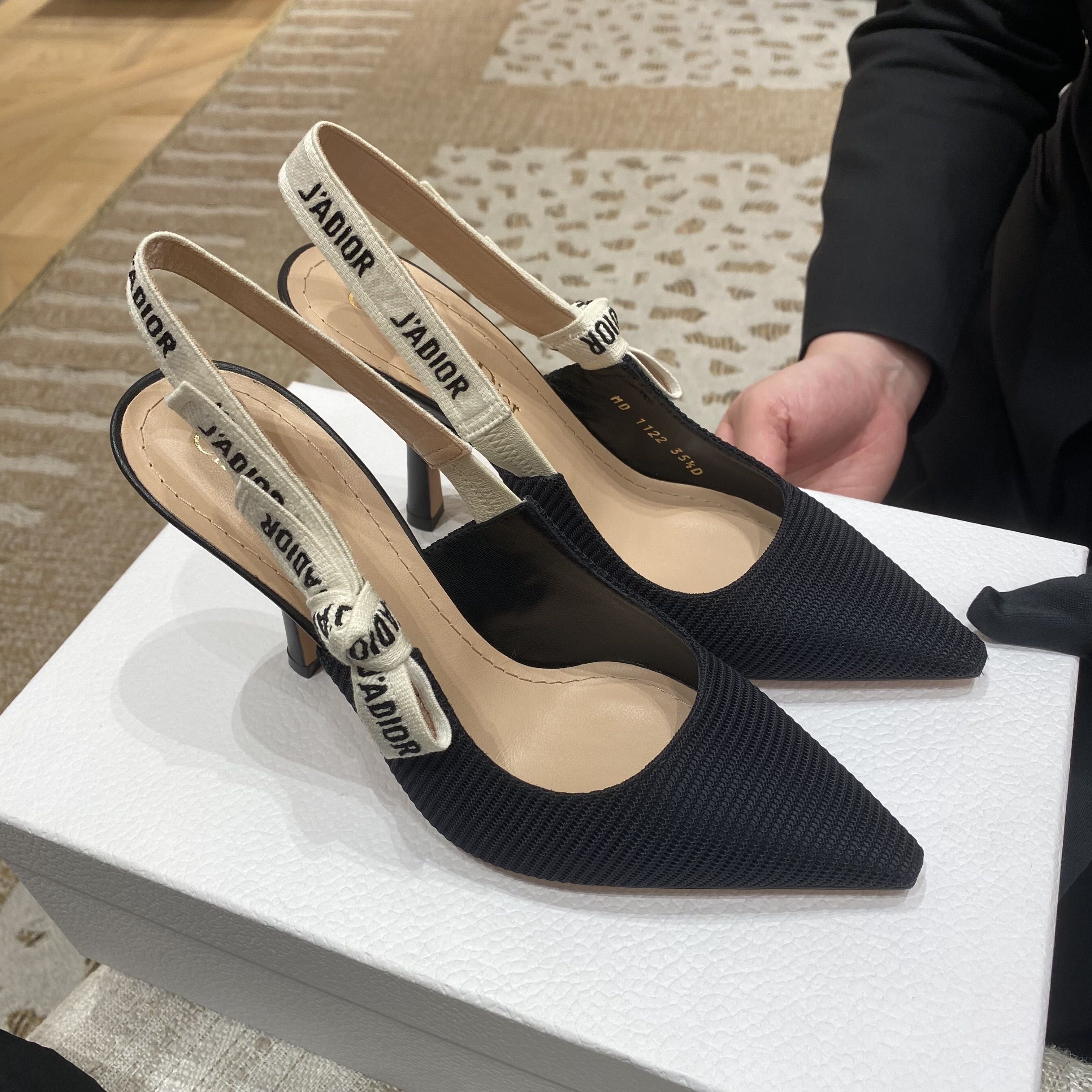 Diorディオール ジャディオール スリングバックフラットシューズ37