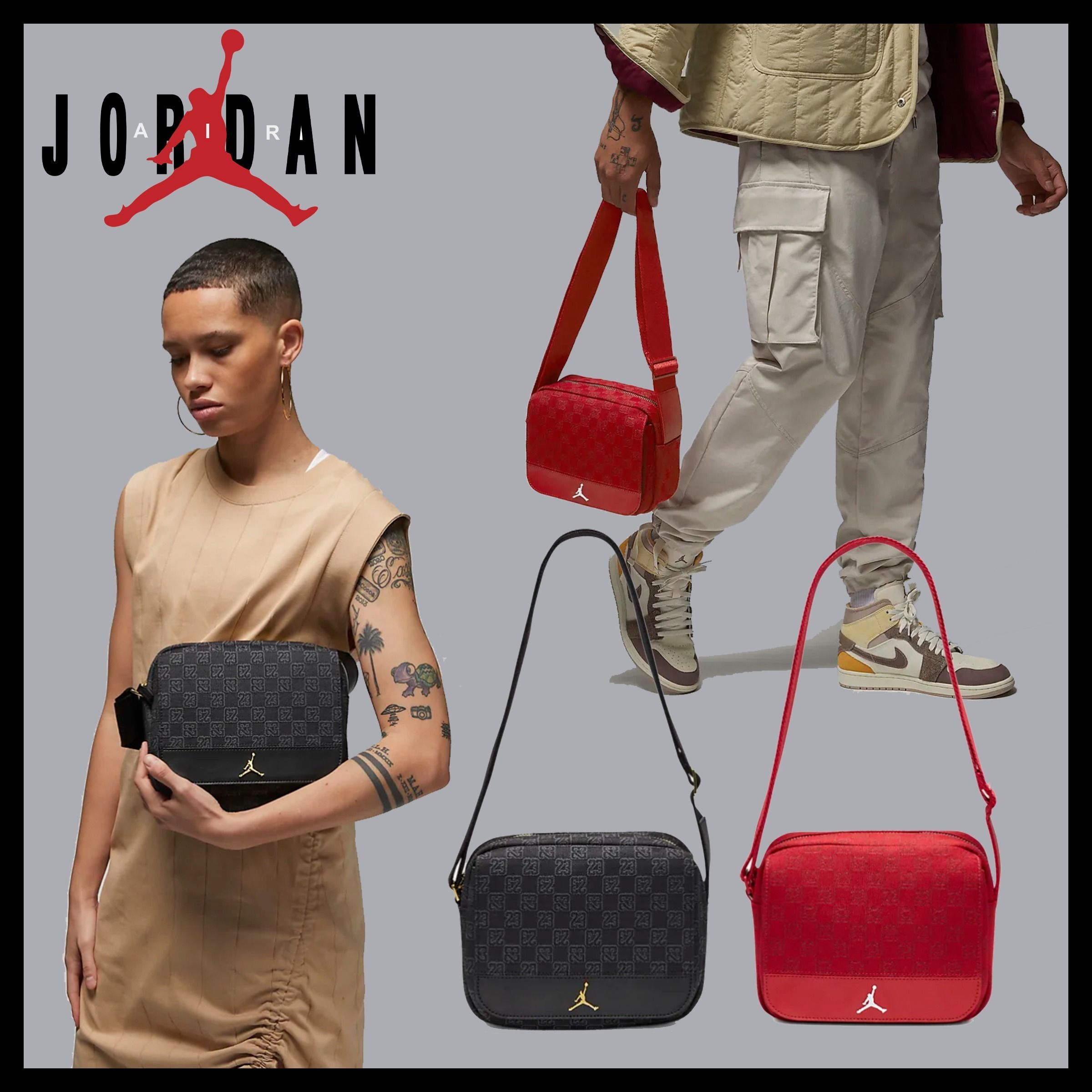 Jordan】2023 モノグラム クロスボディバッグ【送料込】 (Nike