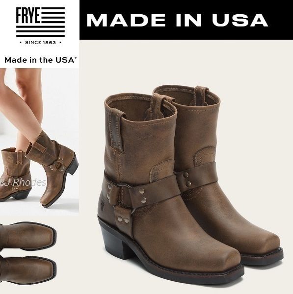 セール】☆FRYE☆セレブも愛用元祖ハーネス(8R)ブーツ (FRYE/ショート
