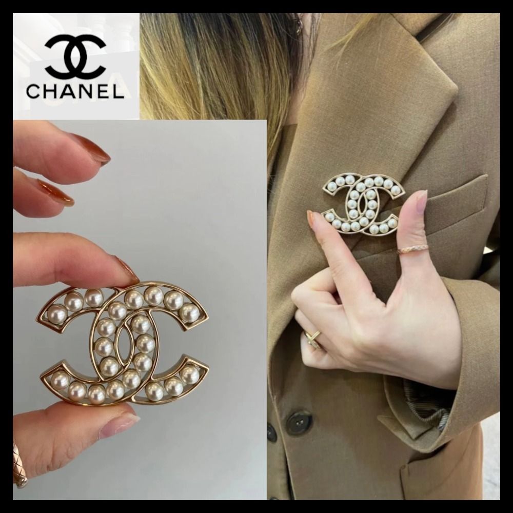 大人気！最強可愛い♪】CHANEL ☆ パール ブローチ (CHANEL/ブローチ