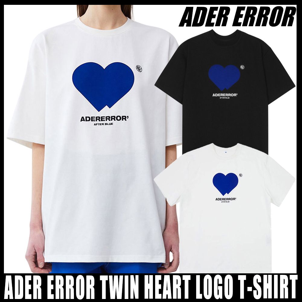◇送料無料◇ADER ERROR TWIN HEART LOGO T-SHIRT◇男女共用