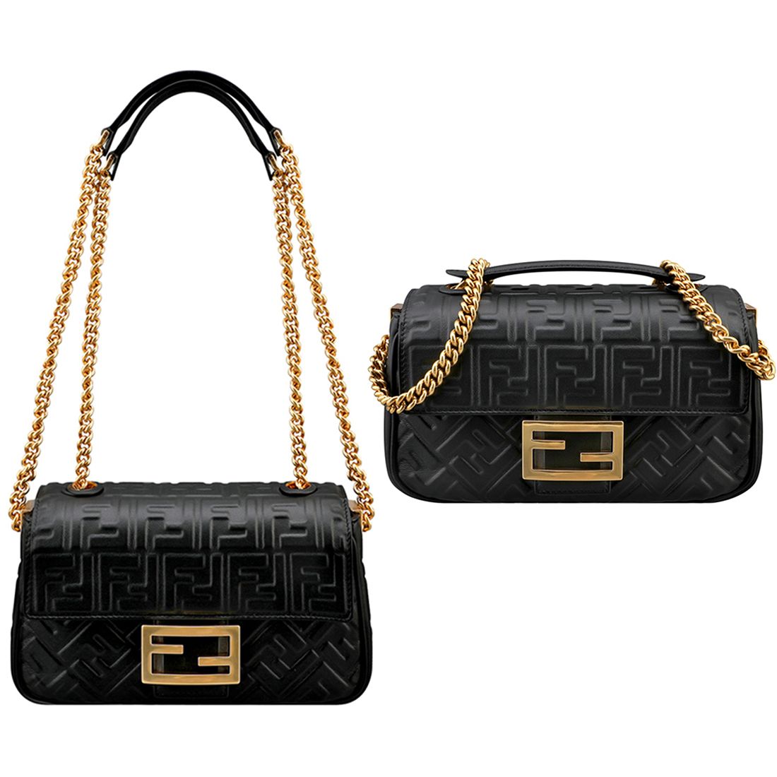関税負担なし☆FENDI フェンディ バゲット チェーン ミディ (FENDI