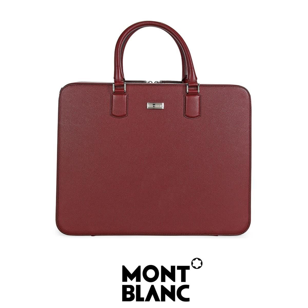 稀少 Montblanc(モンブラン) Meisterstuck Saffiano Briefcase