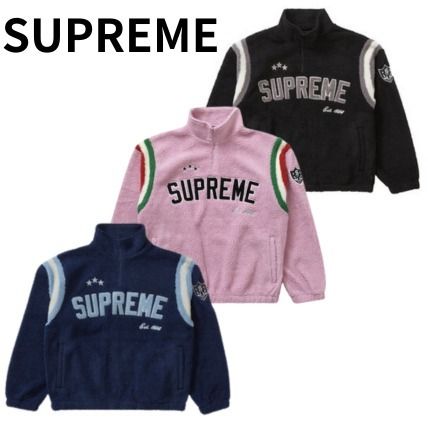 関税込 23AW 立ち上げ SUPREME ARC HALF ZIP FLEECE PULLOVER (Supreme