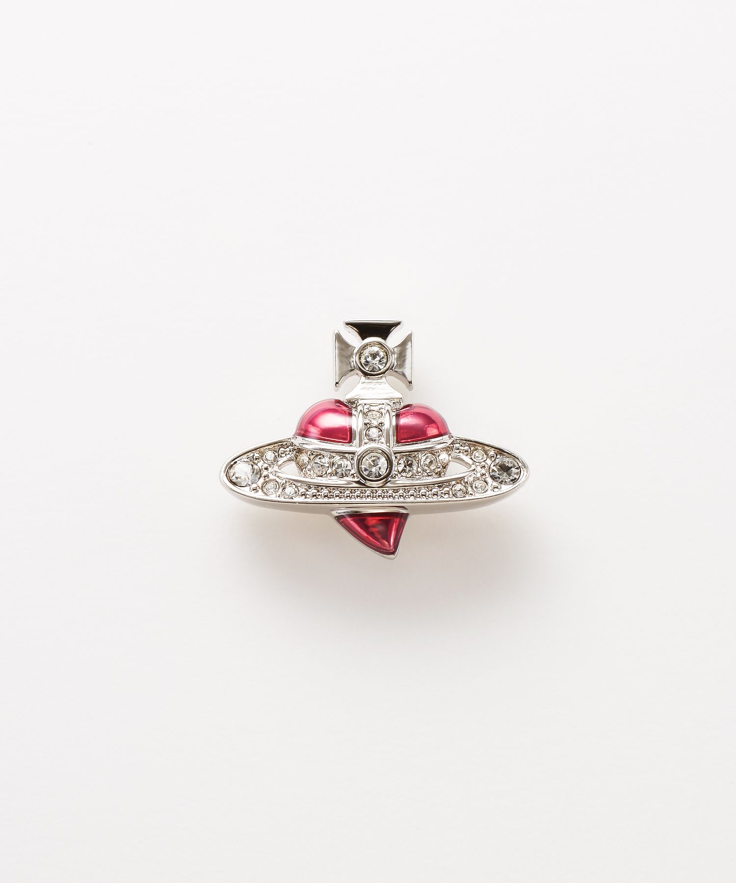 Vivienne Westwood】即対応 NEW DIAMANTE HEART クラッチピン