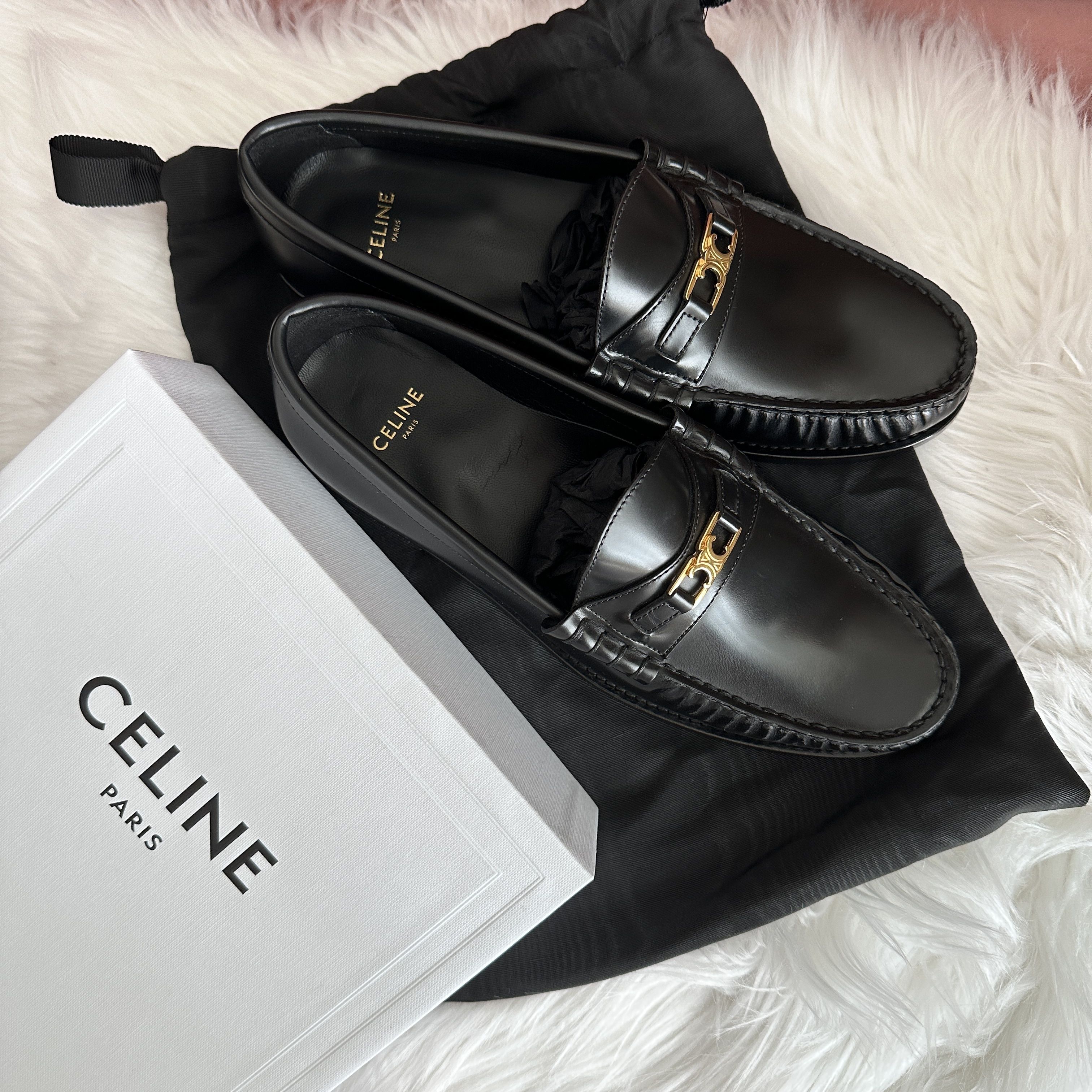 CELINE】SALE♪CELINE LUCO ルコ トリオンフローファー (CELINE