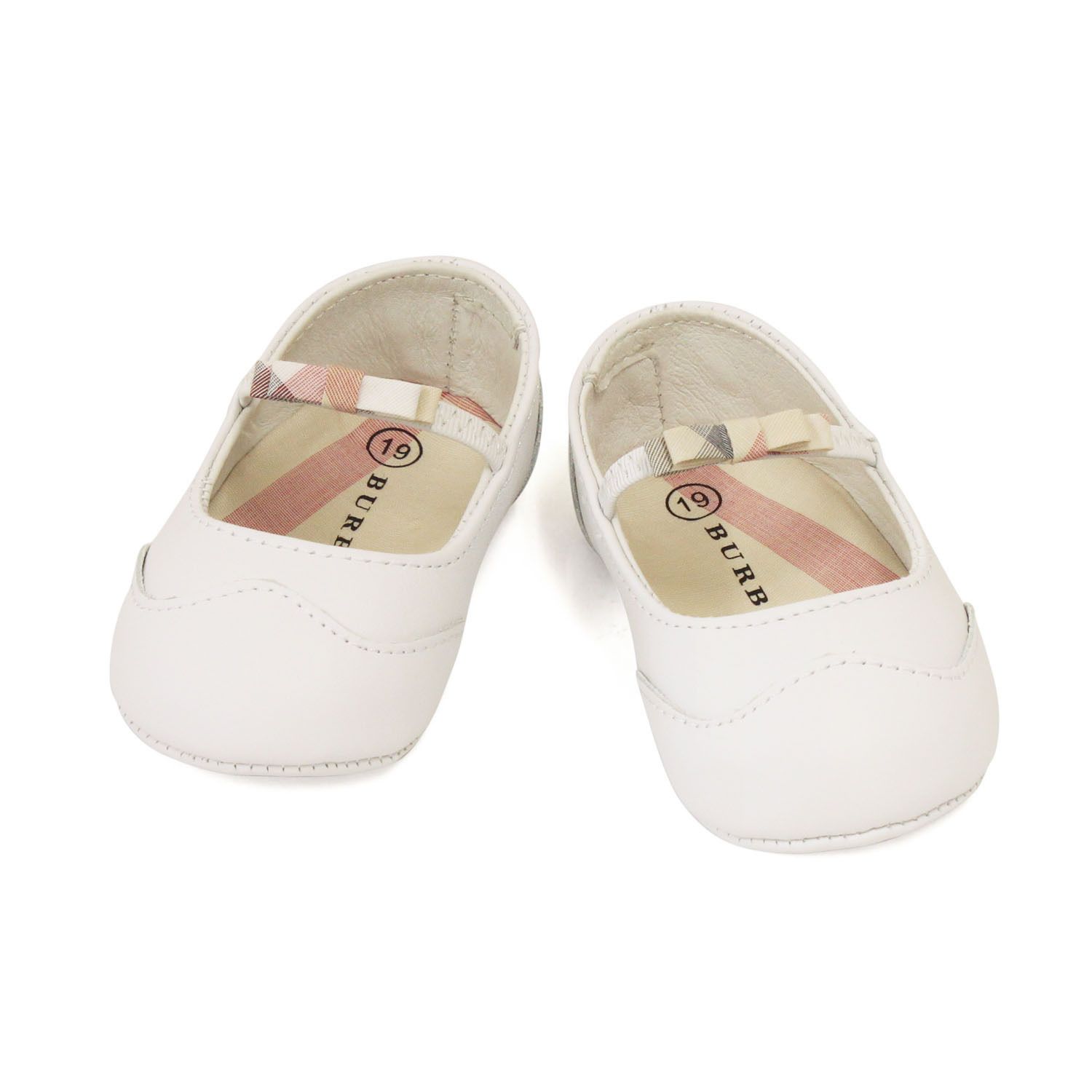 BURBERRY BABY バーバリーベビー ファーストシューズ[B99213WHT
