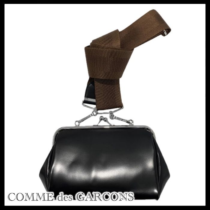 COMME DES GARCONS 限定 がま口ショルダーステアバッグ 2玉口 M (COMME