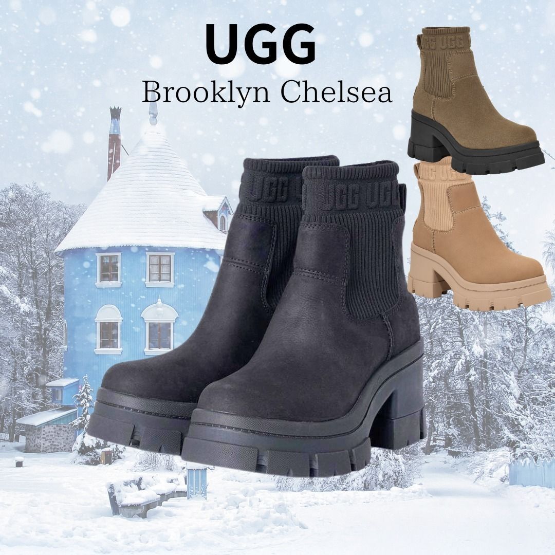 大人気！【UGG】 レディース ブルックリン チェルシー ブーツ (UGG