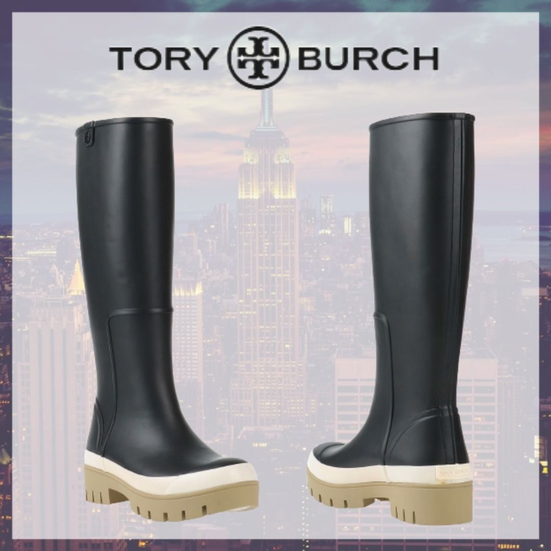 Tory Burch* トリーバーチ ロングブーツ レインブーツ 長靴 (Tory
