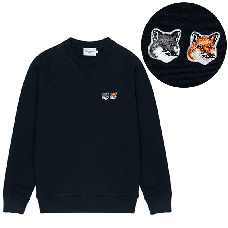 関税負担なし☆MAISON KITSUNEダブルフォックススウェットシャツ