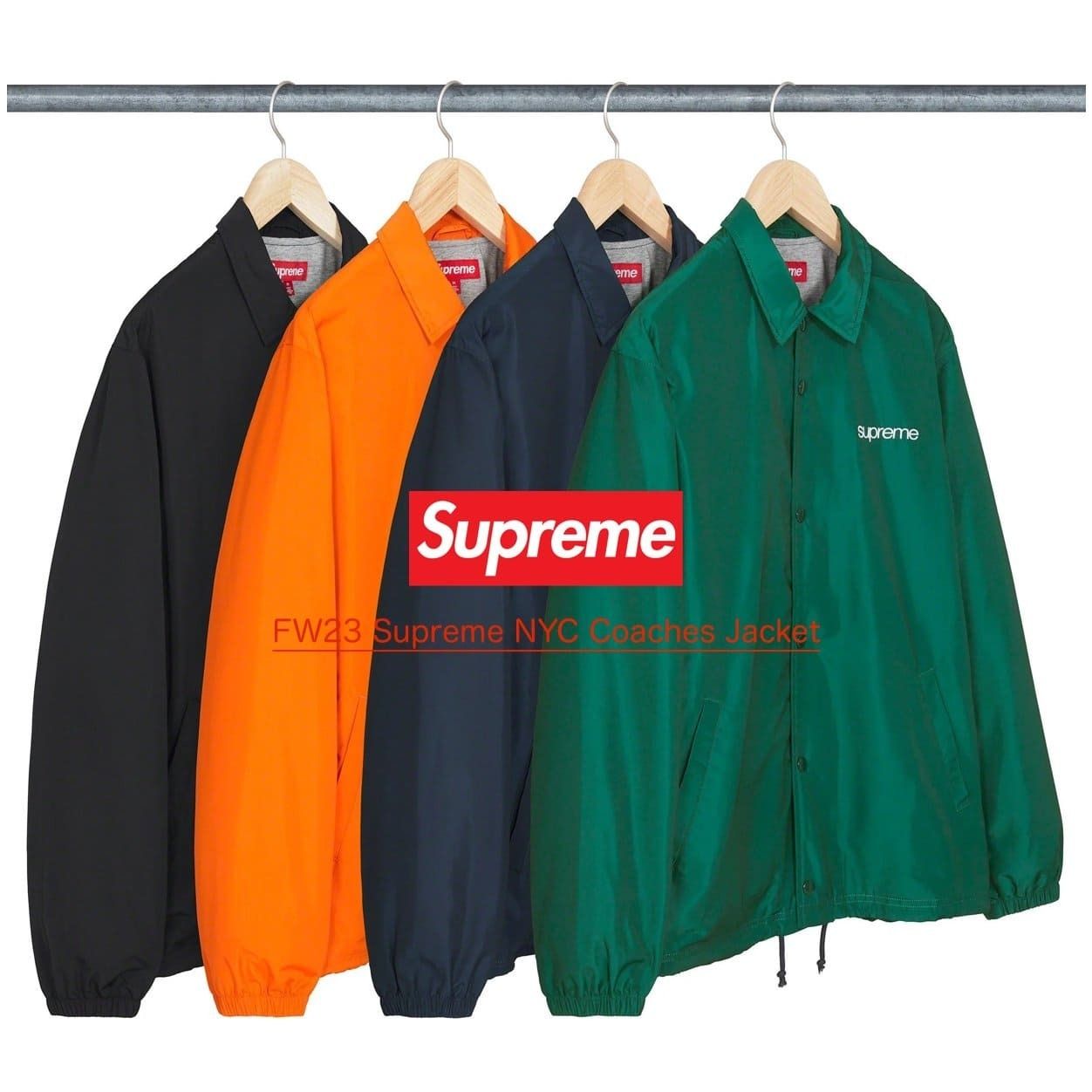 FW23 Supreme NYC Coaches Jacket - コーチ ジャケット (Supreme