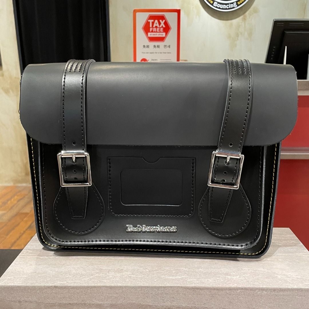国内送料込】ドクターマーチン11インチ レザー サッチェル bag (Dr
