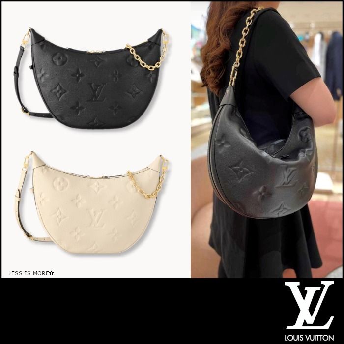 ルイヴィトン】 ループホーボーバッグ ゴールドチェーン (Louis