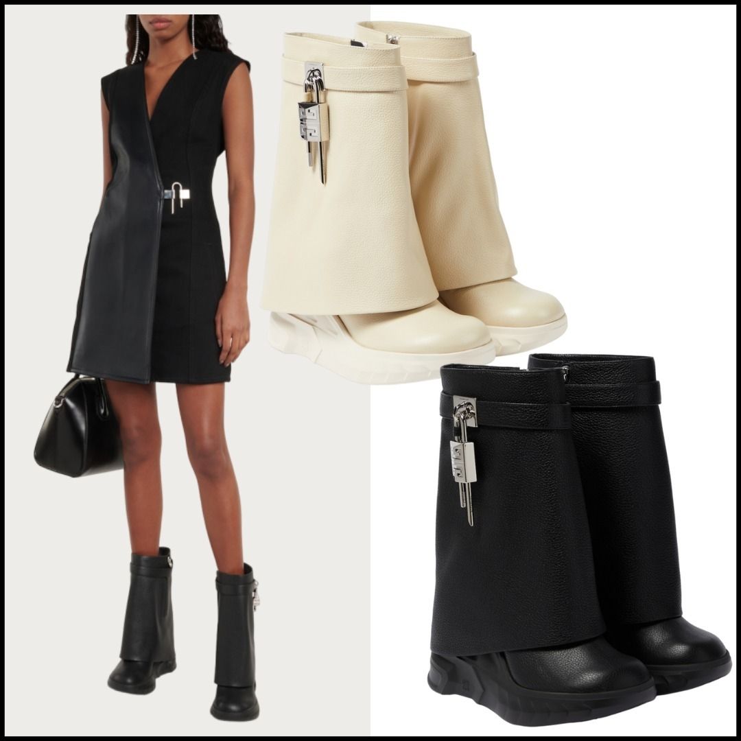 ◇直営店◇【GIVENCHY】シャークロック バイカー アンクルブーツ