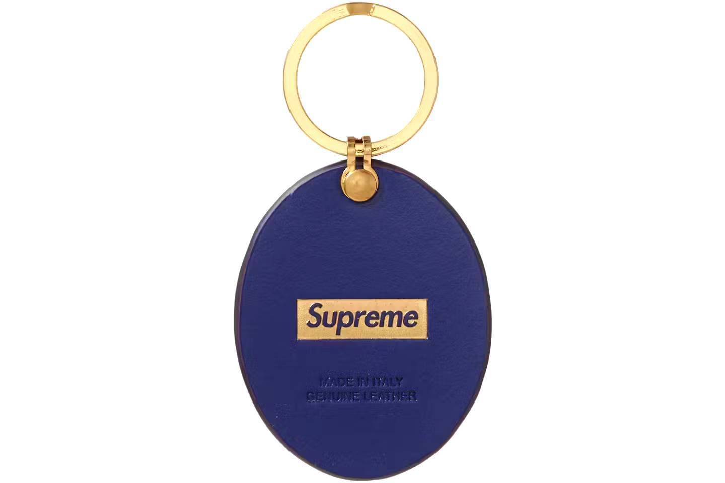 シュプリーム☆レザーキーホルダー☆Guadalupe Leather Keychain