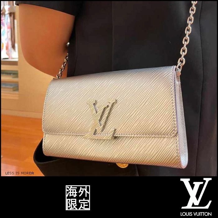 ルイヴィトン】ポシェット・ルイーズ エピレザー シルバー (Louis