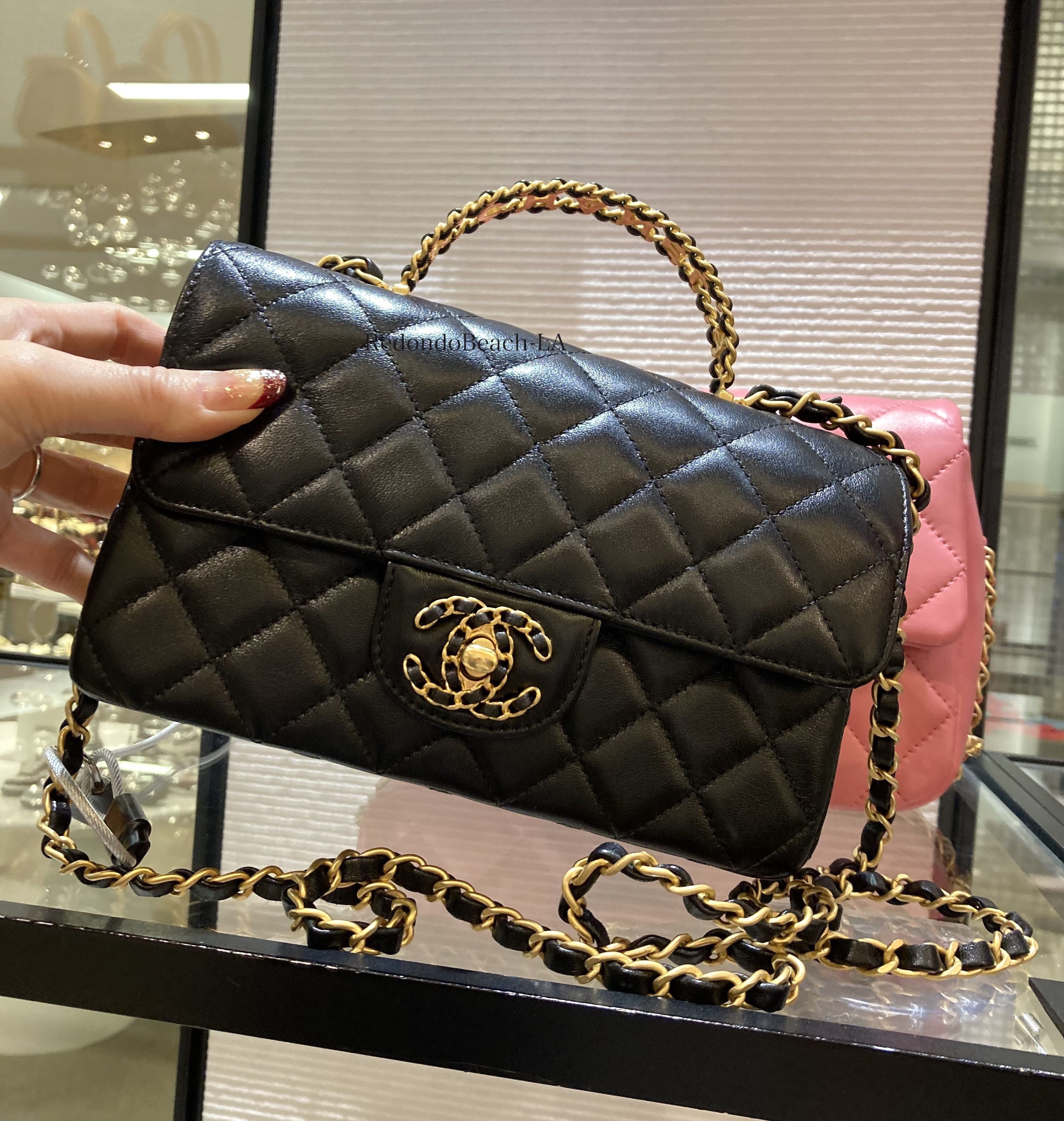 これこそ理想】CHANEL☆ショルダーバッグ☆ハンドルが可愛い (CHANEL