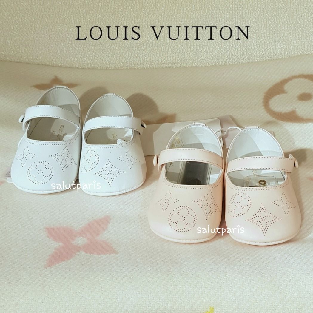 ファーストシューズに*ルイヴィトン*ベビーストラップシューズ (Louis
