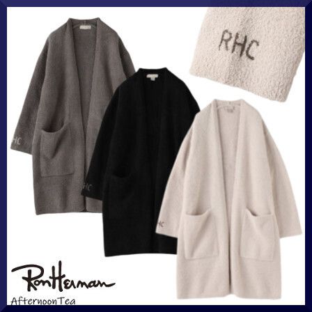 別注【BAREFOOT DREAMS】ロンハーマン Long Cardigan ロゴ (Ron Herman