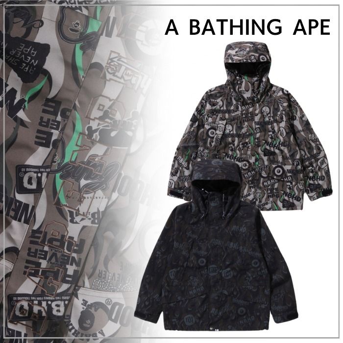 A BATHING APE】アベイシングエイプ スノーボードジャケット (A
