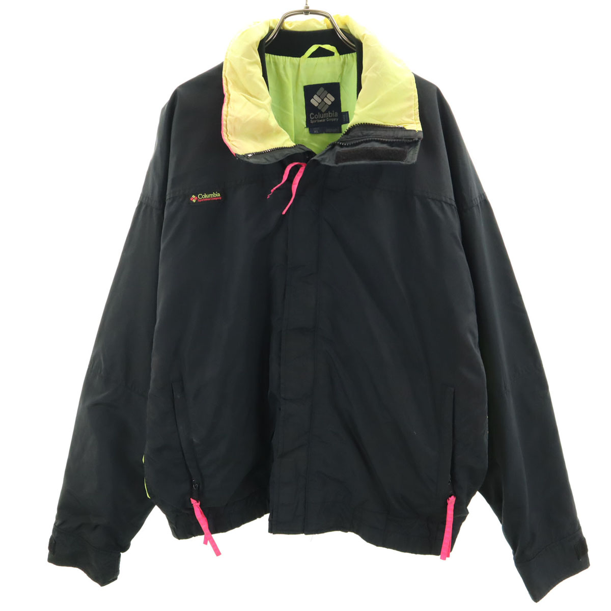 Columbia 80s Vintage Navy Tag Nylon jacket XL black Men's | eBay