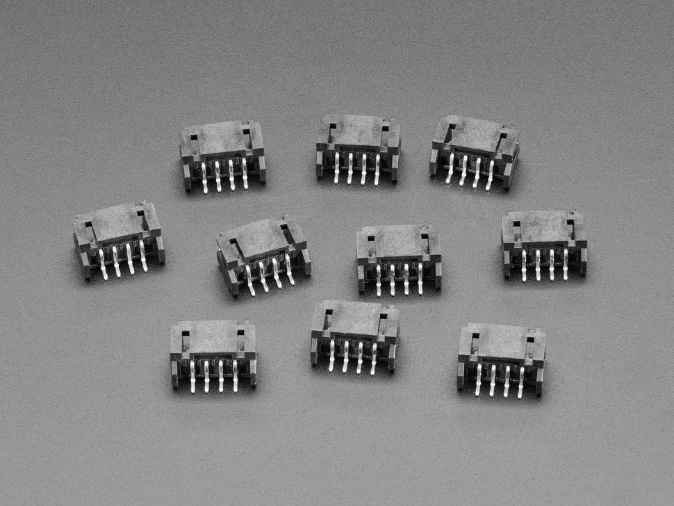 2mm 4-pin Horizontal Connector - JST PH Compatible - 10 Pack