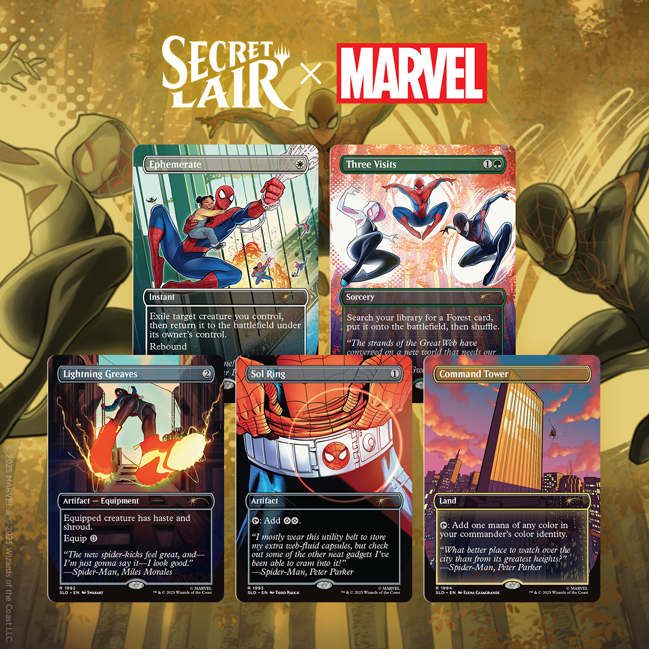 Secret Lair x Marvel's Spider-Man: Heroic Deeds | Secret Lair