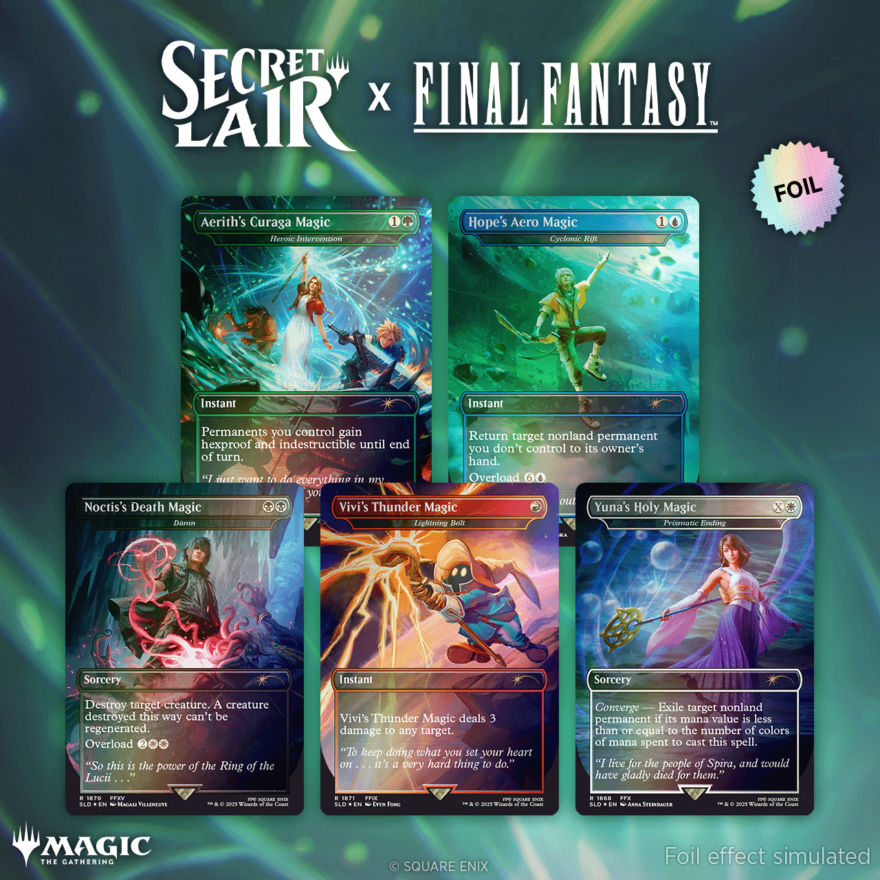 Secret Lair x FINAL FANTASY: Grimoire EN Foil Edition | Secret Lair