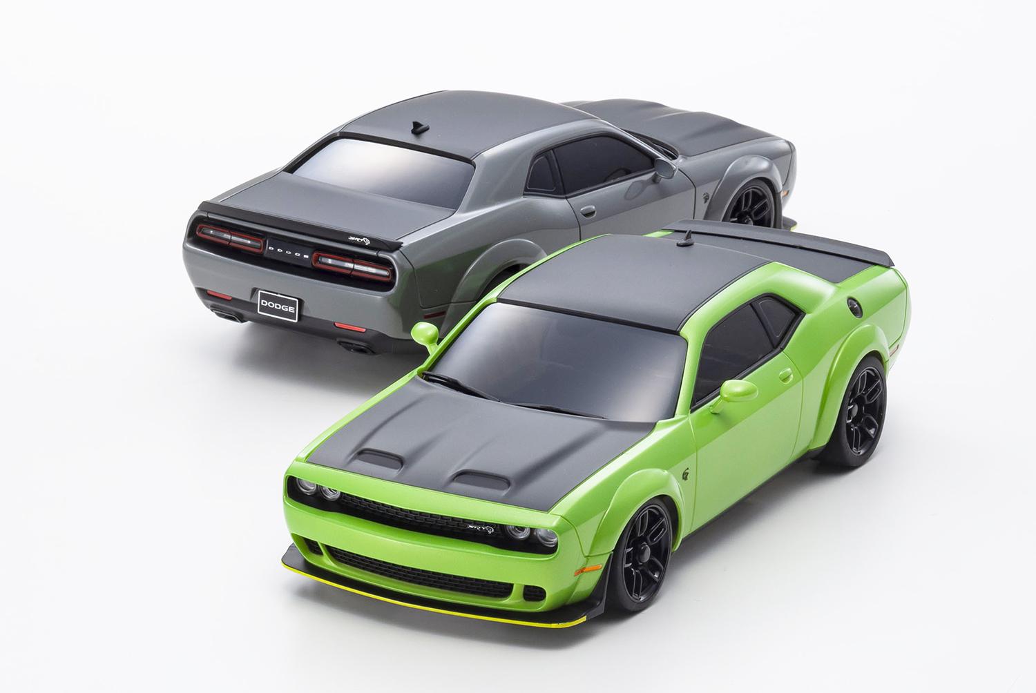 ラジコン ボディ 1/10 ダッジ チャレンジャー SRT ヘルキャット 置いて