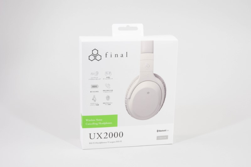 折り畳めるワイヤレスヘッドホン「final UX2000」、手ごろで機能充実