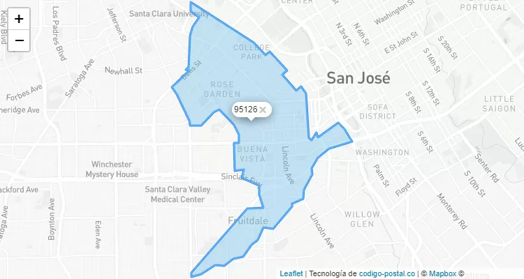 95126 ZIP Code - United States