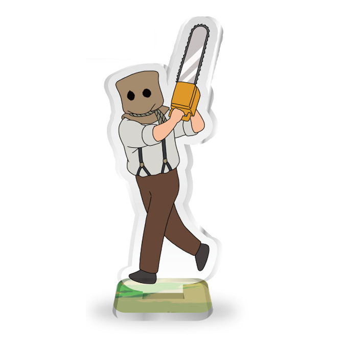 バイオハザード RE:4_バイオ名作劇場 アクリルスタンド チェーンソー男