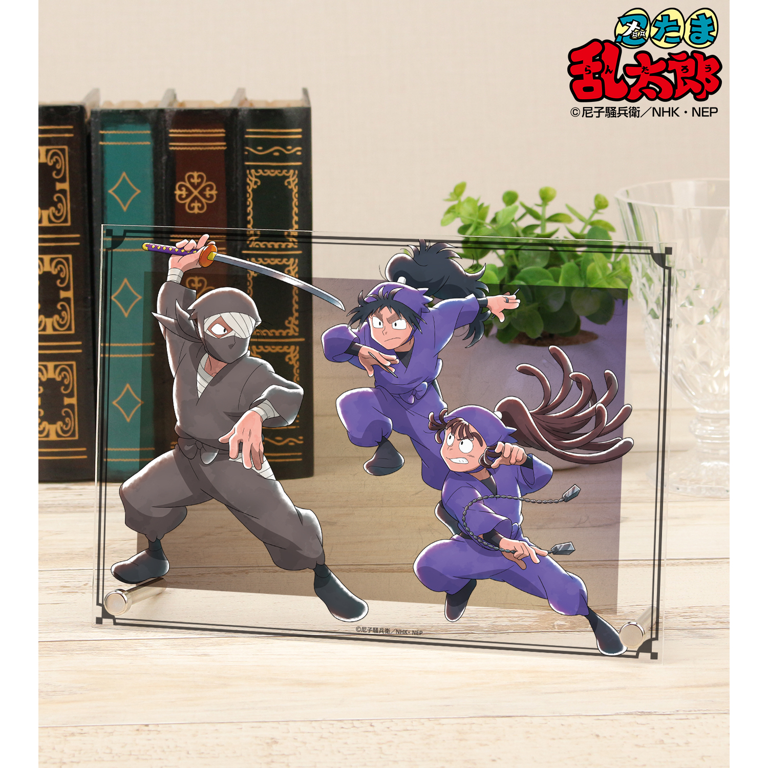 忍たま乱太郎_描き下ろしイラスト 集合E みんなで鍛練の段ver. A5