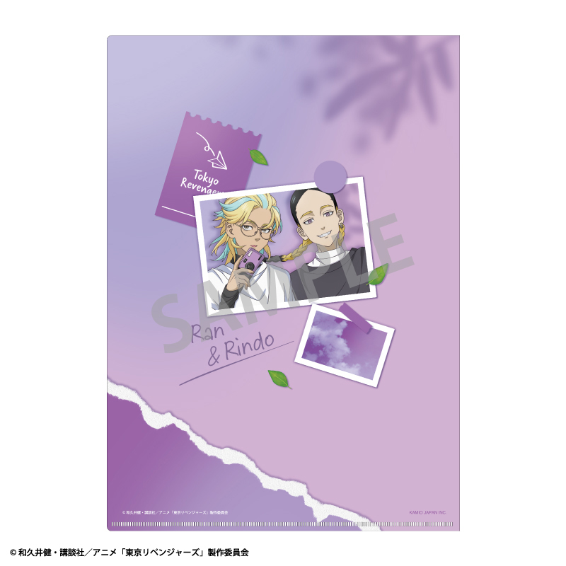 東京リベンジャーズ_A4シングルクリアファイル_灰谷蘭&灰谷竜胆/カメラ
