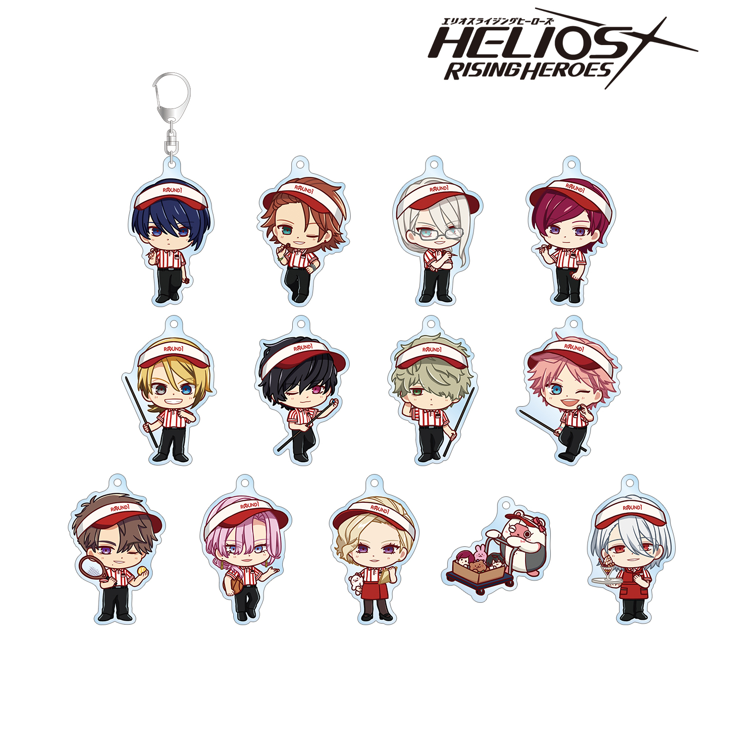 エリオスライジングヒーローズ_トレーディング ちびキャラ アクリル