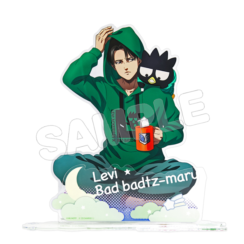 進撃の巨人×サンリオキャラクターズ4_ビッグアクリルスタンド リヴァイ