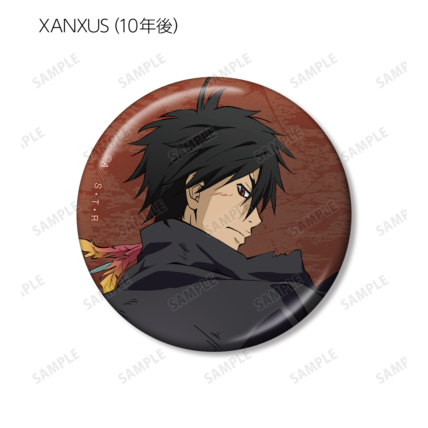 リボーン 六道骸 スクエア缶バッジ その1 ナンジャタウンREBORN! 六道