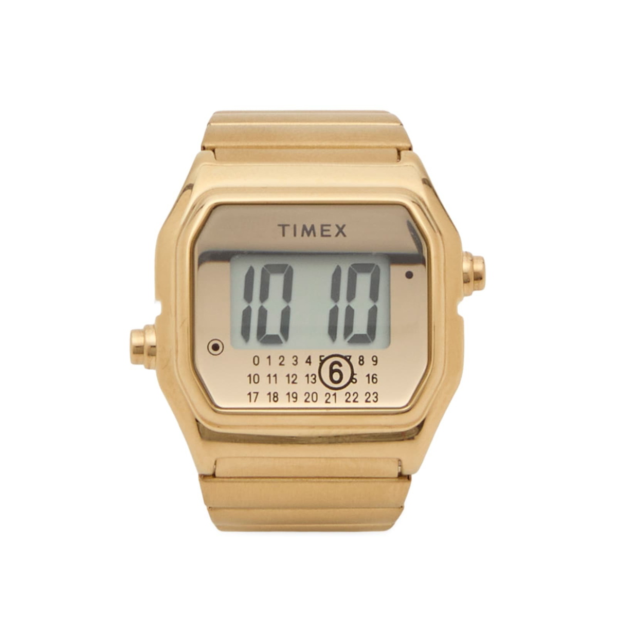 Timex x MM6 T80 Gold-Tone Ring Watch - M/L in Gold Timex