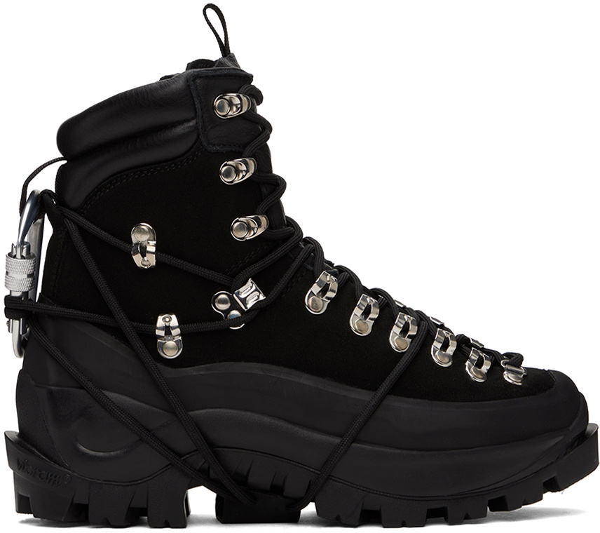 HELIOT EMIL Black Hiking Boots Heliot Emil