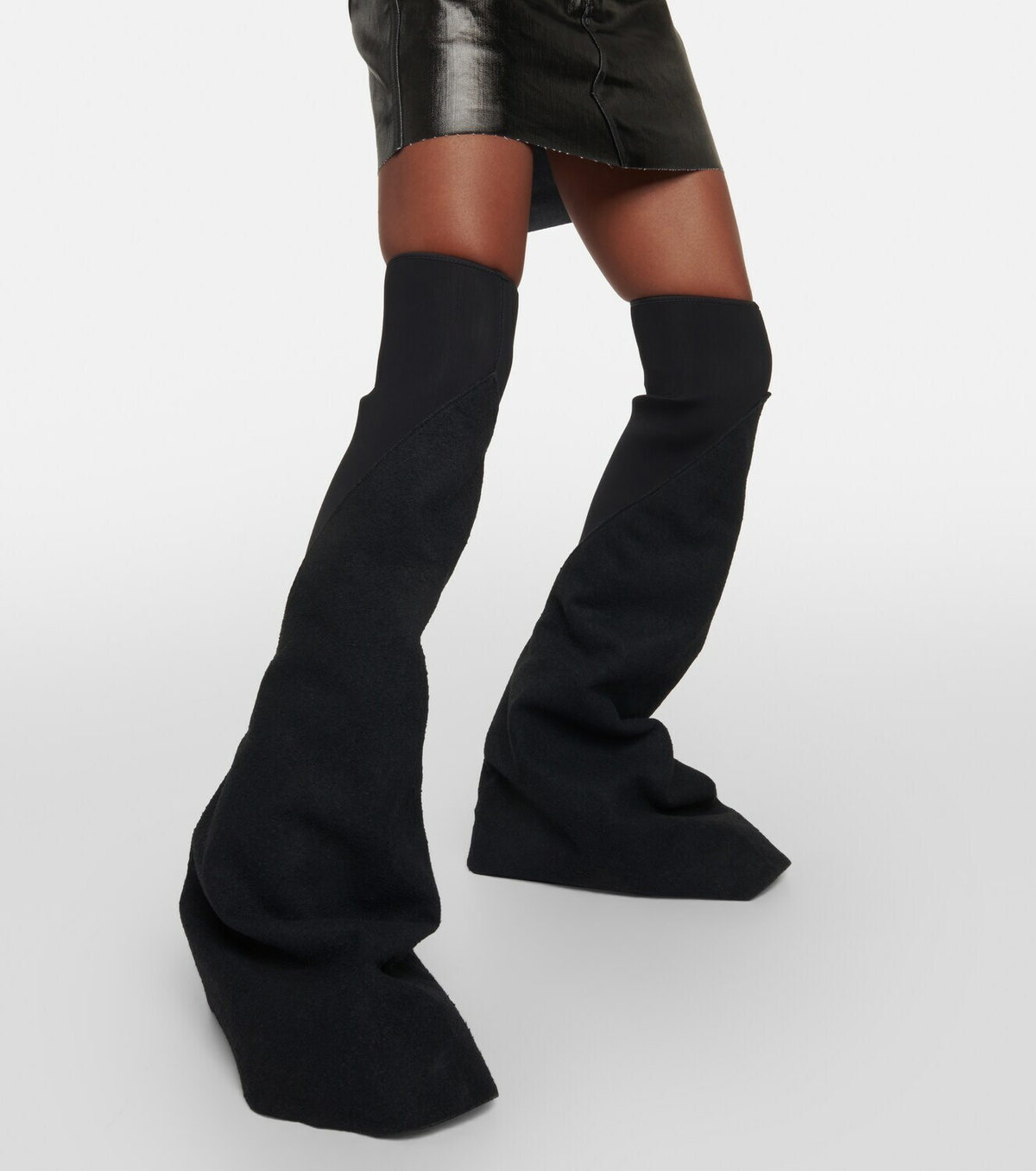 Rick Owens Fetish knee-high boots Rick Owens