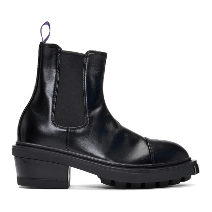 Eytys Black Leather Nikita Chelsea Boots Eytys