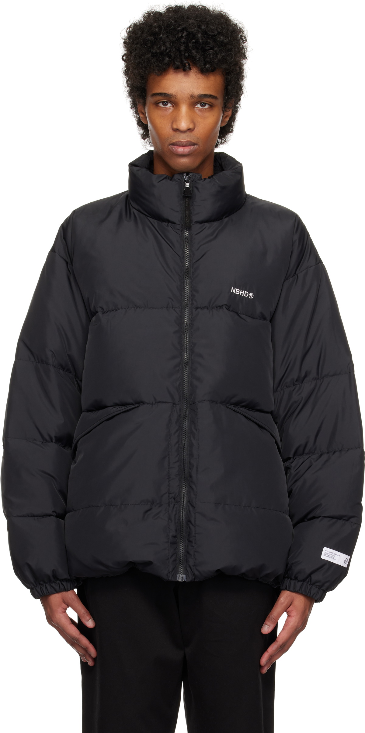 Neighborhood Black Classic Down Jacket Neighborhood